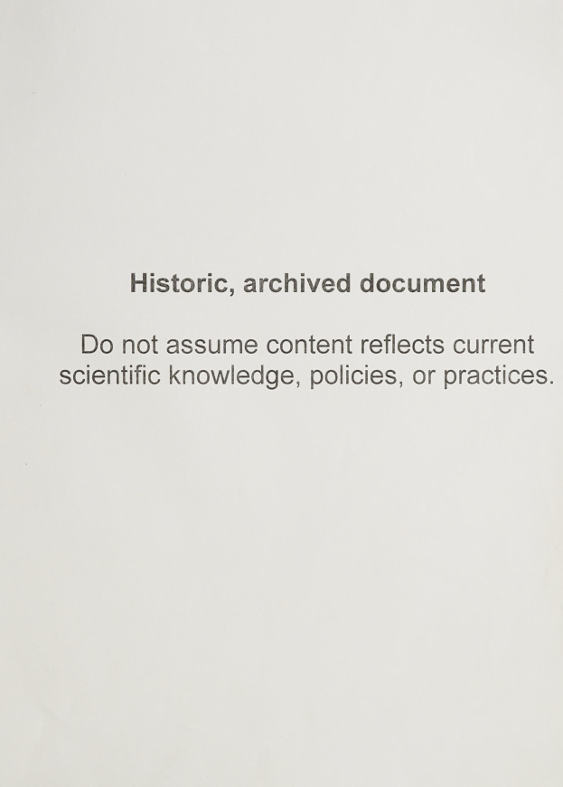 Ein Blatt Papier mit der Aufschrift "Nehmen Sie nicht an, dass der Inhalt das aktuelle wissenschaftliche Wissen, die Policies oder die Praktiken widergibt", was darauf hinweist, dass es sich um ein historisches, archiviertes Dokument handelt.