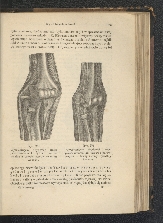 Eine detaillierte Abbildung eines Kniegelenks ist auf einem aufgeschlagenen Buch mit begleitendem Text zu sehen, das auf einer Oberfläche liegt.